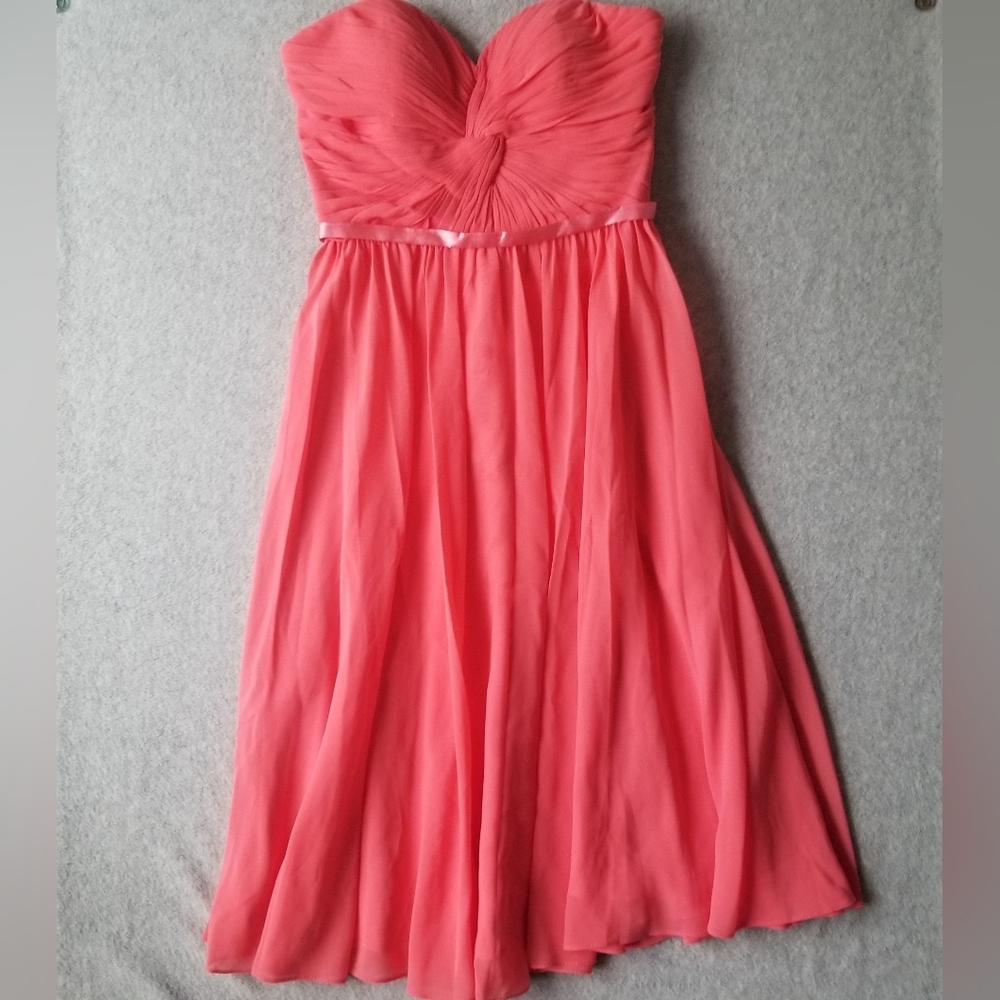 May Queen Runched Twist Front BabydollCocktail Fairy Princess Dress Coquette S 8